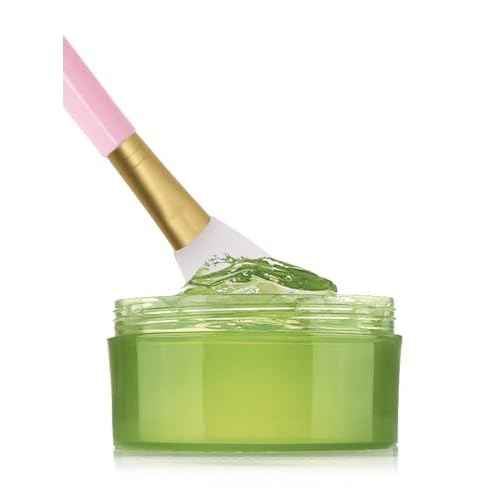 Mini Skater 24 Pcs Soft Silicone Face Mask Brush for Facial Mud Clay Charcoal Mixed Masks Hairless Moisturizers Body Lotion & Butter Applicator Skincare Beauty Tools, (Pink)