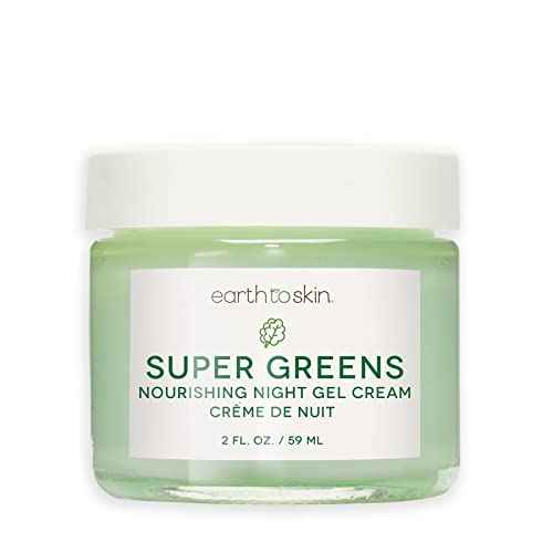 Earth To Skin Super Greens Nourishing Night Gel Cream (2.0 Fl Oz)