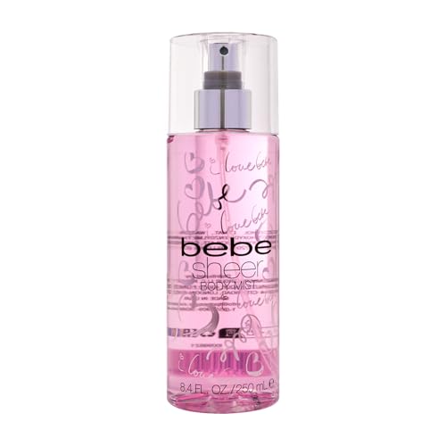 Bebe Sheer Body Mist - Sensual Women's Fragrance with Citrus & Floral Notes - 8.4 oz