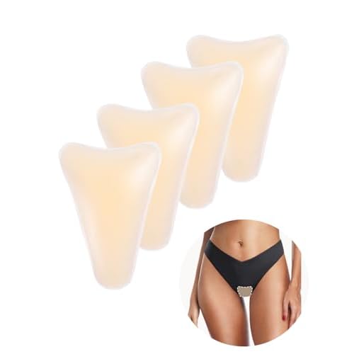 4 Pack Camel Concealer T Shape Seamless Camel Hider, Silicone Anti Camel Cover Guard for Swimsuit Yoga Pants
