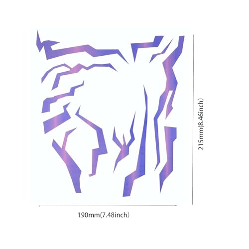 Purple Demon Hunter Temporary Tattoos - Waterproof (5 PCS)