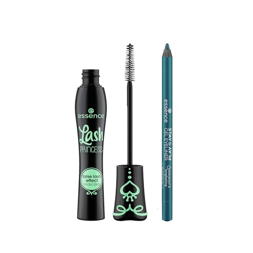 Essence Lash Princess Mascara & Stay Play Gel Eyeliner Bundle