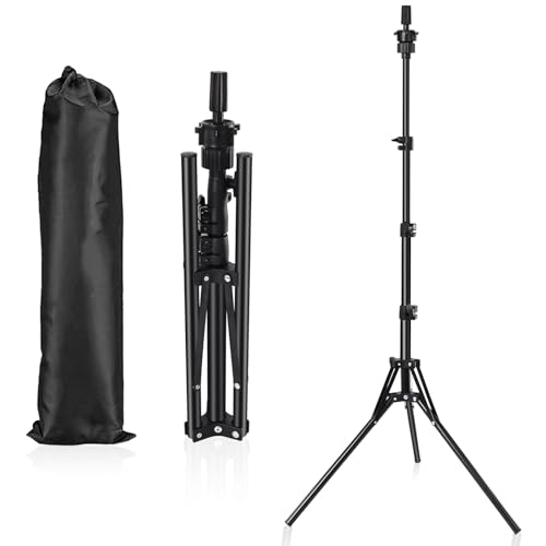 Adjustable Mannequin Head Stand | Wig Display Tripod