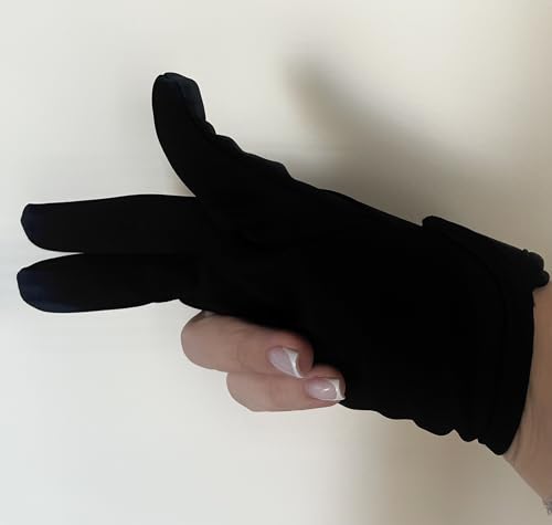 Stilnati Heat Resistant Gloves for Hair Styling | 3-Finger Professional