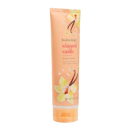 Bodycology Shea Butter Body Cream - Whipped Vanilla, 8 oz - Moisturizing & Fragrant