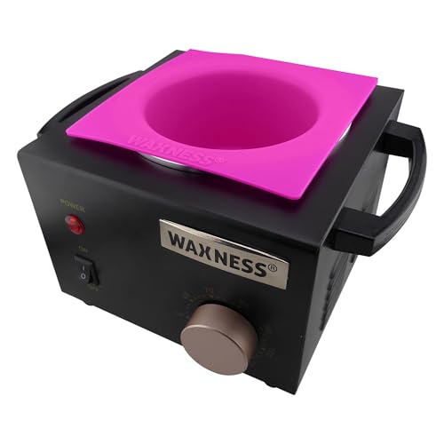 Waxness Professional Metallic Wax Heater WN5001 Black Elite-Series 1 Lb 5 Years Warranty