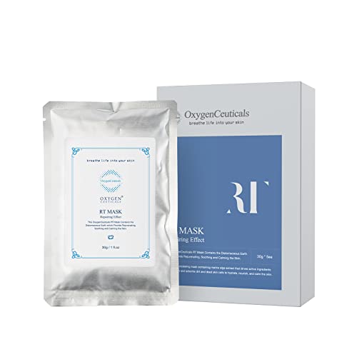 OxygenCeuticals RT Mask ? Premium Rejuvenating Algae Peel-Off Mask for Soothing Treatment, Anti-Aging and Skin Renewal (30g x 5 packs)