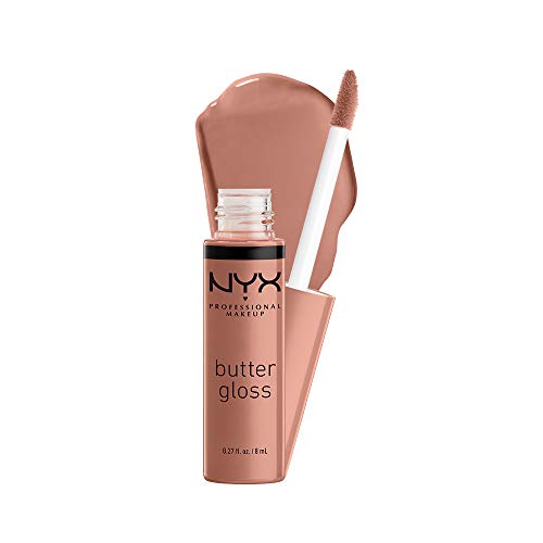 NYX PROFESSIONAL MAKEUP Butter Lip Gloss & Slim Lip Liner Pencil Bundle in Madeleine & Espresso, 1 Kit