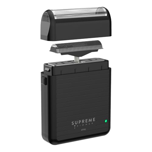 Supreme Trimmer Replacement Foil & Cutter SBR10 | Hypoallergenic Foil for STF91 Solo LiTE | Black