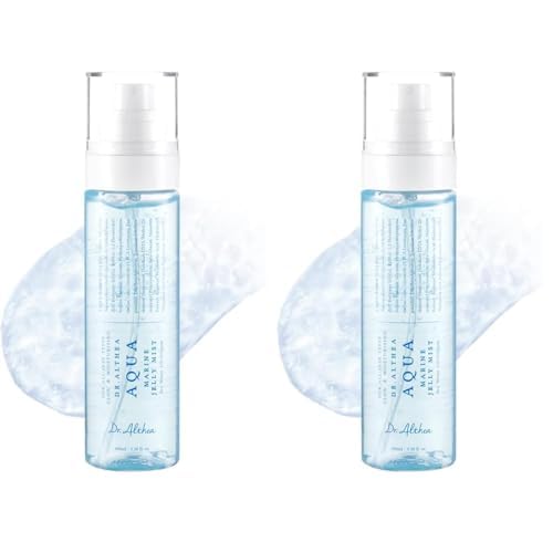 Dr.Althea Aqua Marine Jelly Mist | Lightweight, Ultra-Fine Facial Mist Spray | Hydrating Serum with PDRN & Triple Hyaluronic Acid | Vegan Korean Skincare, 3.38 fl.oz (Pack of 2)