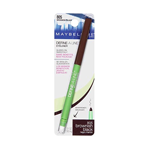 Maybelline New York Define-A-Line Eyeliner, Brownish Black, 0.01 fl. oz.