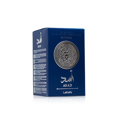 Lattafa Asad Zanzibar Eau de Parfum for Men, 3.4 oz
