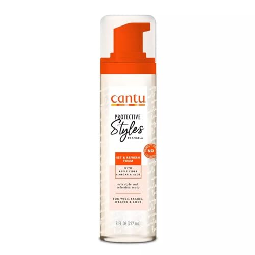 Cantu Set & Refresh Foam for Braids, Wigs & Locs, 8 oz