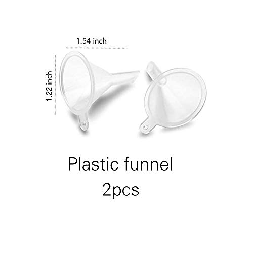 Enslz 100ml Refillable Clear Glass Perfume Spray Bottle with Fine Mist Atomizer