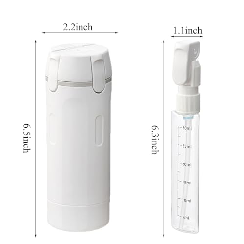 EdenEcho 4-in-1 Travel Dispenser Set - 4 x 30ML Leak-Proof Bottles