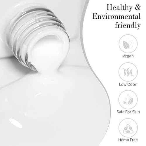 CANNI Pure White Gel Nail Polish 9ml - UV LED Soak Off