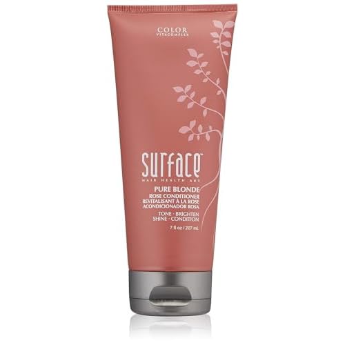 Surface Hair - Pure Blonde Rose Conditioner -Tones, Brightens & Protects Hair - 7 fl oz