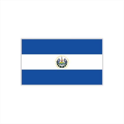 30 El Salvador Flag Temporary Tattoos - Fans Face Stickers