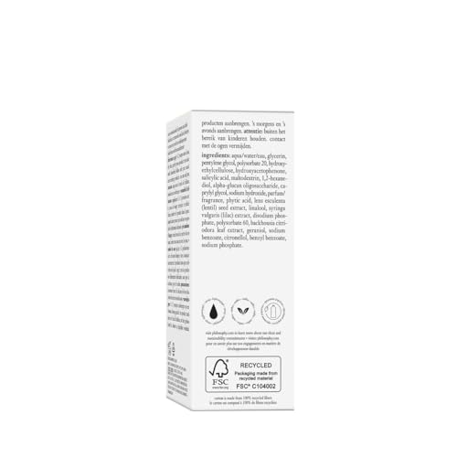philosophy purity made simple pore minimizing facial serum- with salicylic acid, lentil seed extract & lilac extract decreases the appearance of pores instantly - vegan formula - 1 fl oz