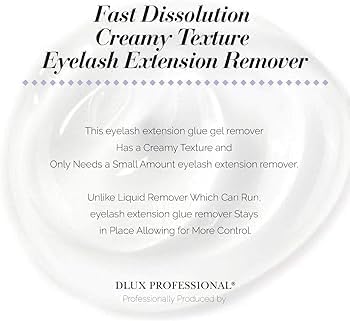 Lash Extension Glue Remover Cream 15ml | DLUX Professional