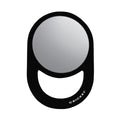 Cricket Oval Styling Hand Mirror - Lightweight Handheld Mirror with Ergonomic Handle, Clear Reflection for Haircuts and Styling, Barber Salon and Hair Stylist Tool, 6.75" x 6.75" - Black