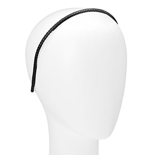 L. Erickson Braided 1/4" Headband - Black