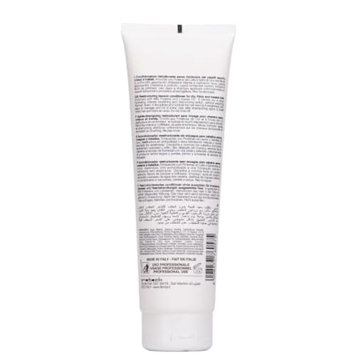 Fanola Restructuring Leave In Conditioner - Hydrating Hair Care with Frizz Control & Breakage Repair - Made with Linseed Oil & Milk Proteins for Instant Hair Shine (10.14 oz)