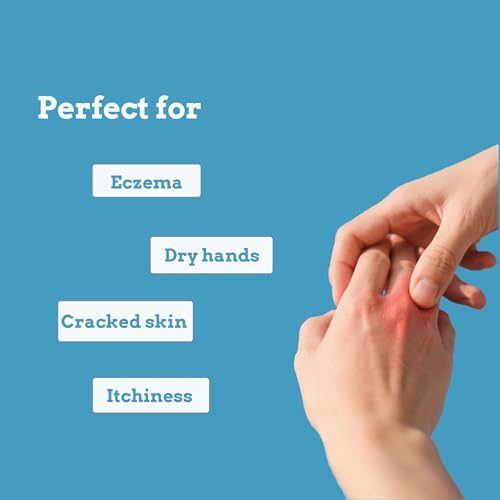 White Cotton Gloves for Dry Hands - 6 Pairs Moisturizing Eczema Treatment