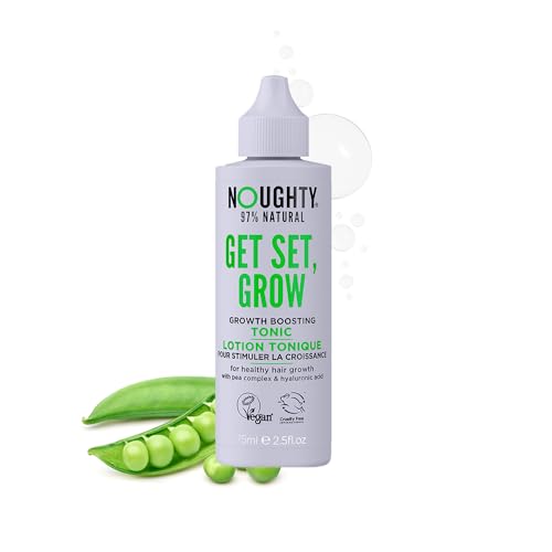 Noughty 97% Natural Get Set Grow Tonic, Leave in Treatment for Thicker and Fuller Looking Hair with Pea Complex and Hyaluronic Acid, Sulphate Free Vegan Haircare 75ml