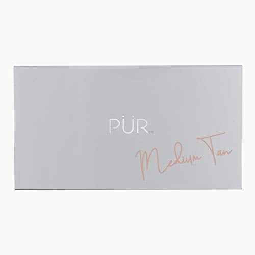 PÜR MINERALS 4-in-1 Skin-Perfecting Powders Face Palette, Medium-Tan, 1 ct.