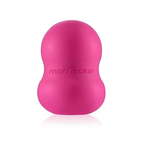 Universal Nail Polish Grip for Precision Painting Perfect for DIY Manicures, Nail Artists, and Professionals - Easy to Use, Suitable for Righties and Lefties - 4 Fun Colors (fuchsia)