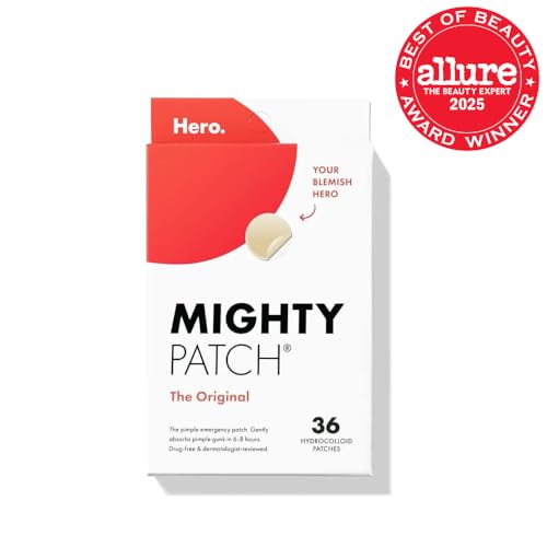 Mighty Patch Original Hydrocolloid Acne Patches, 36 Count