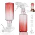 12oz Spray Bottles 2 Pack - 360° Any-Angle, Adjustable Nozzle