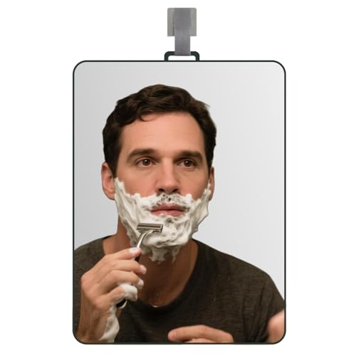 Fogless Shower Mirror for Shaving 9" x 7" Anti-Fog Bathroom