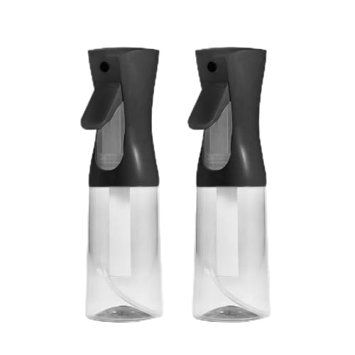 Continuous Spray Bottle for Hair - Ultra Fine Mist 200ml 2 Pack