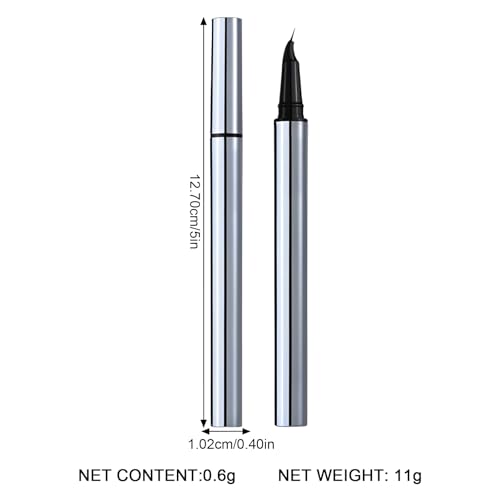 Waterproof Black Liquid Eyeliner with Micro Angled Tip