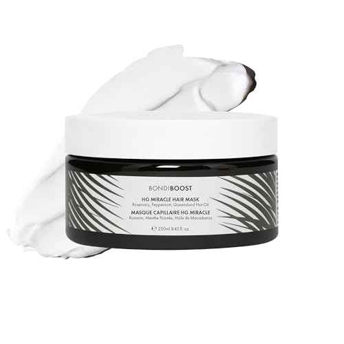 BONDIBOOST Miracle Hair Mask for Damaged Hair [8.45 fl oz], Deep Conditioning Hair Mask for Fine Hair, Clinically-Proven to Improve Split Ends, Argan Oil + Biotinoyl Tripeptide-1 Formula, Sulfate Free