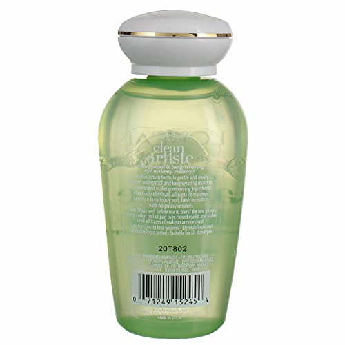 L'Oreal Paris Clean Artiste Waterproof Makeup Remover 4oz - Pack of 3