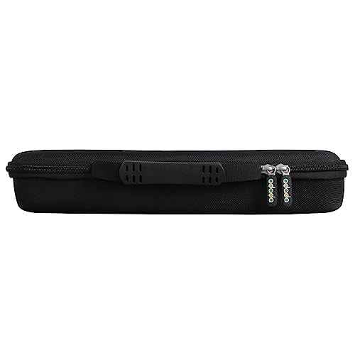 adada Hard Travel Case for BaBylissPRO Nano Titanium Ultra Thin Straightening Iron (Black+Blue)