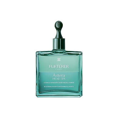 Rene Furterer Head Spa ASTERA Soothing Concentrate, Pre-Shampoo Soothing Scalp Treatment, Soothe Sensitive Scalps - Mint & Eucalyptus - Paraben & Silicone-Free - 1.6 Oz