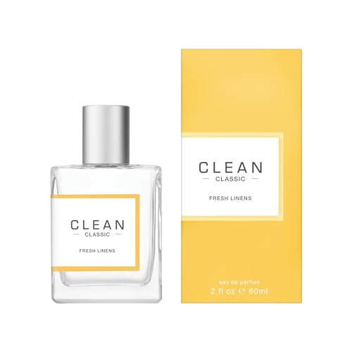 CLEAN Fresh Linens Eau de Parfum 2oz - Layerable Vegan Perfume for Everyday Wear