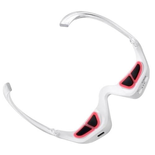Red Light Therapy Eye Massager with 3D Fit & Adjustable Modes - Rechargeable Eye Care Device for Relaxation and Fatigue Relief