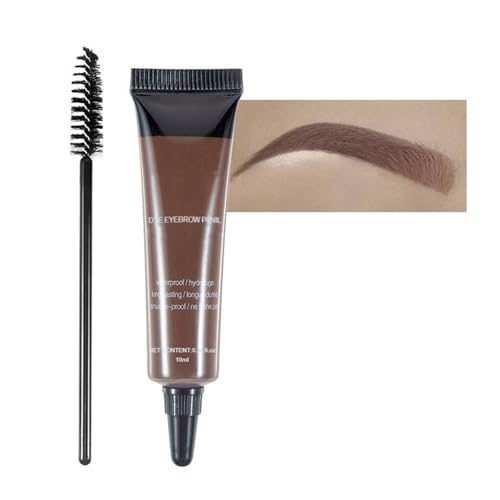 Liquid Brush Brow Gel - Quick Dry, Anti-Smudge, Light Brown