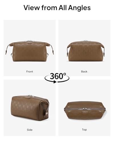 TOPEAST Travel Makeup Bag 3-Piece Set, Waterproof Organizer