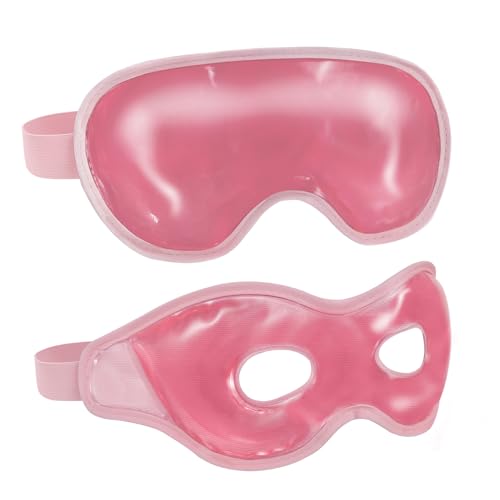 Cooling Eye Mask for Puffy Eyes & Dark Circles (2-Pack)