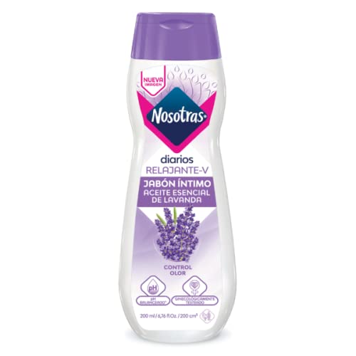 Diarios - Saba | (Intimate Soap) Delicate Freshness Femenine Cleanser Balanced pH| Jabon Intimo Mujer de Uso Diario Prevenir Flujo y Malos Olores 6.76 Oz - 200 ml (Lavanda)