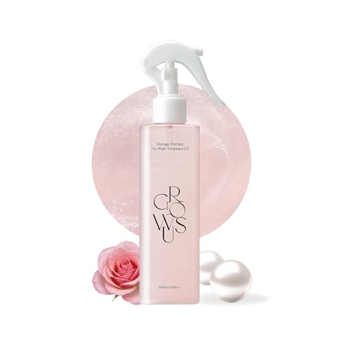 GROWUS Leave-In Conditioner Spray - Heat Protectant for Damaged Hair