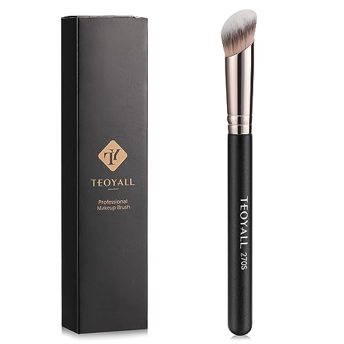 TEOYALL 270S Angled Concealer Brush | Soft Synthetic