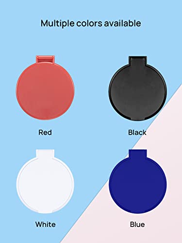 MOMIRA Compact Mirror 3-Pack - Black Small Purse Mirrors 2.4 Inch Variation of THIS listing