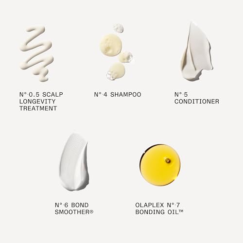 Olaplex Healthy Hair Discovery Travel Friendly Set: Cleanse, Hydrate, Treat and Style Hair | Reduce Breakage and Boost Shine & Softness | For Coily, Curly, Straight, & Wavy